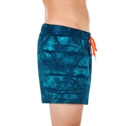 100 SHORT MEN’S SWIMMING SHORTS - NBJI -Pro Swim Shop 100 short mens swimming shorts tex blue 3