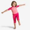 Baby / Kids' Swimming Short Sleeve UV-Protection Suit Print 2 Baby / Kids' Swimming Short Sleeve UV-Protection Suit Print -Pro Swim Shop baby kids swimming short sleeve uv protection suit pink print