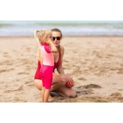 Baby / Kids' Swimming Short Sleeve UV-Protection Suit Print -Pro Swim Shop baby kids swimming short sleeve uv protection suit pink print 3