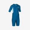 Boy's Wetsuit - Shorty 100 Short Sleeve - Navy Blue / Blue -Pro Swim Shop boys wetsuit shorty 100 short sleeve navy blue blue