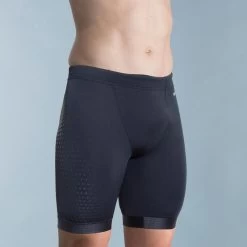 FITI 500 MEN'S SWIMMING JAMMER 13 FITI 500 MEN'S SWIMMING JAMMER -Pro Swim Shop fiti 500 mens swimming jammer black hexagon 4