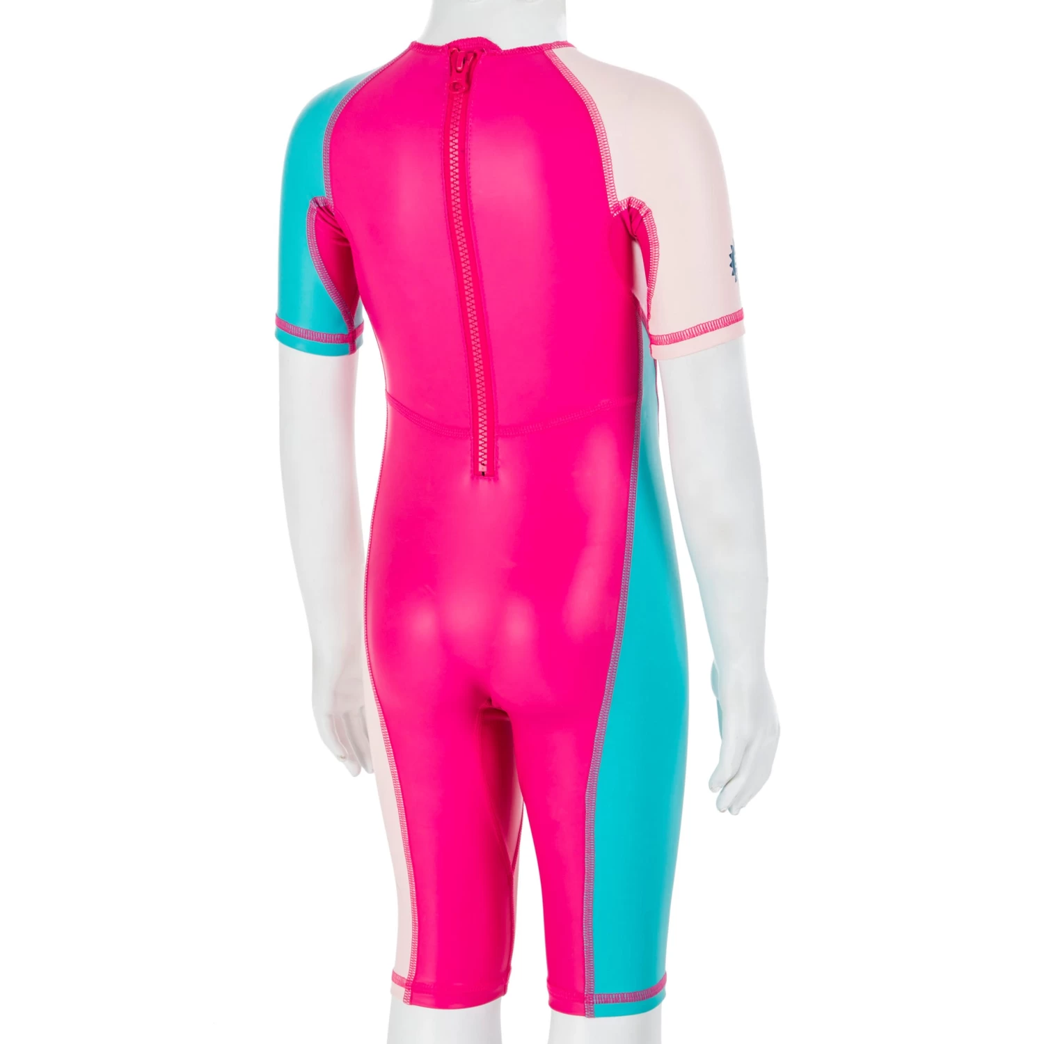 Baby UV Protection Wetsuit Kloupi Pink RAINBOW Print 9 Baby UV Protection Wetsuit Kloupi Pink RAINBOW Print - Image 7