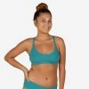 Women’s Bikini Swimsuit Top Lila Symi Blue Green