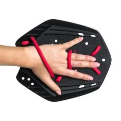SWIMMING HAND PADDLES 900 XL BLACK RED -Pro Swim Shop k793286536d51e2ba2a68c8381cea7676