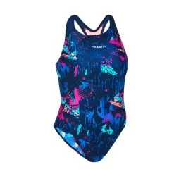 KAMYLEON 500 Women's Swimsuit - All Geo / Bleu -Pro Swim Shop kamyleon 500 womens swimsuit all tra pink 4
