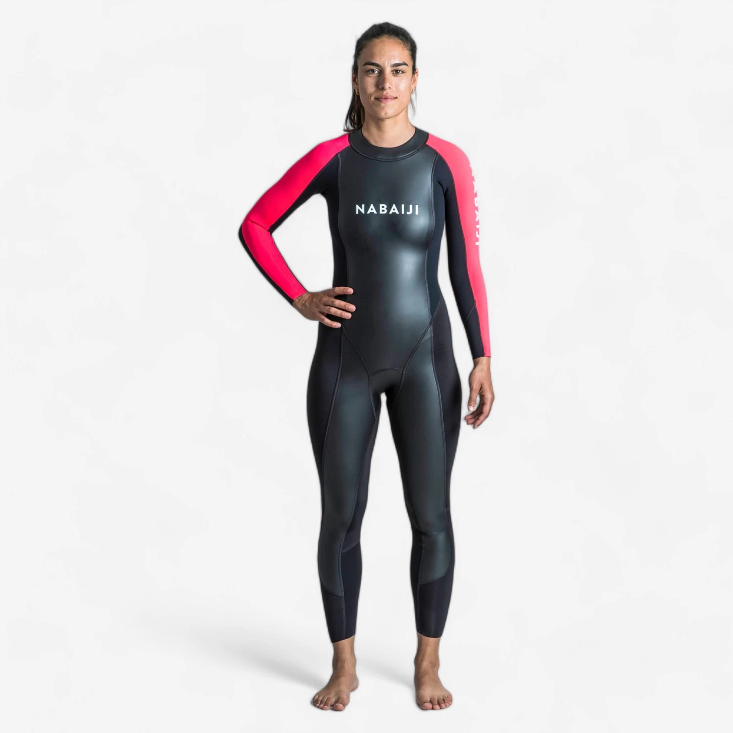 Women's Open Water Swimming 2/1.8 Mm Glideskin Neoprene Wetsuit OWS 100 3 Women's Open Water Swimming 2/1.8 Mm Glideskin Neoprene Wetsuit OWS 100