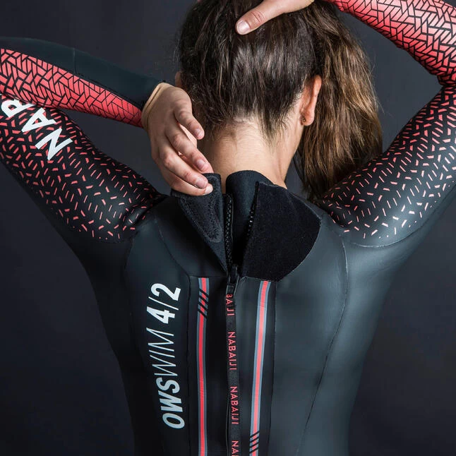 Refurbished Women's Open Water Swimming Wetsuit OWS 4/2 Mm 7 Refurbished Women's Open Water Swimming Wetsuit OWS 4/2 Mm - Image 5
