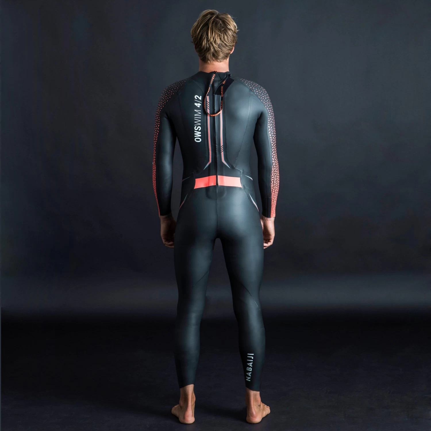 Men’s Neoprene Swimming Wetsuit OWS 4/2 Mm 5 Men’s Neoprene Swimming Wetsuit OWS 4/2 Mm - Image 3