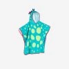 Baby Cotton Changing Poncho - Dragon Blue