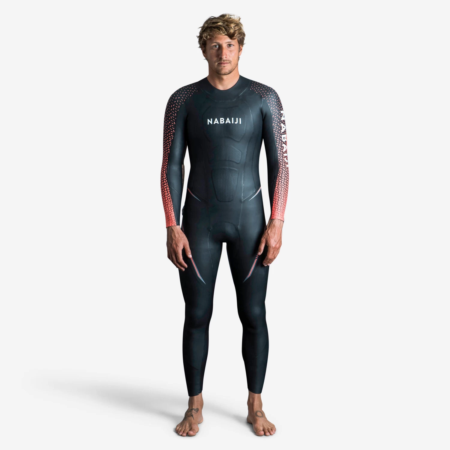 Men’s Neoprene Swimming Wetsuit OWS 4/2 Mm 3 Men’s Neoprene Swimming Wetsuit OWS 4/2 Mm