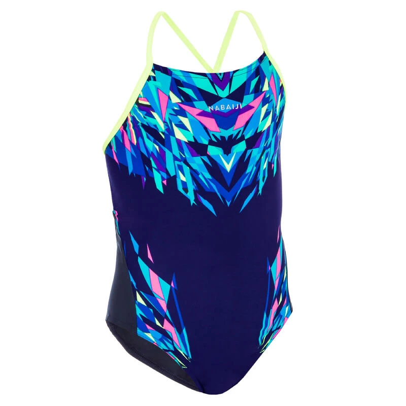 Lexa 900 Girl's Swimsuit - Blue / Lime 6 Lexa 900 Girl's Swimsuit - Blue / Lime - Image 4