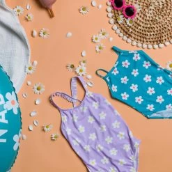 Lila 100 Girl's Swimsuit - Bird 7 Lila 100 Girl's Swimsuit - Bird -Pro Swim Shop lila 100 girls swimsuit marg lilac 1