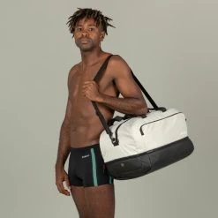 Men's Swim Trunks NEGOMBO - Black Turquoise -Pro Swim Shop mens swim trunks negombo black turquoise 4