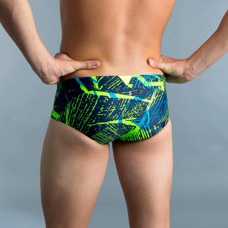 MEN'S SWIMMING SQUARE-CUT TRUNKS 900 - KOLI 7 MEN'S SWIMMING SQUARE-CUT TRUNKS 900 - KOLI - Image 5