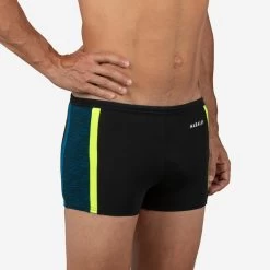 Men's Swimming Boxers - Yoko -Pro Swim Shop mens swimming trunks yoko black yellow blue 3