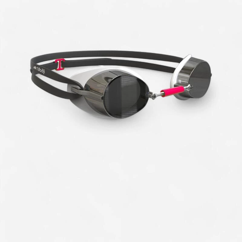 SWEDISH 900 SET ADULT SWIMMING GOGGLES Mirrored Lenses -Black Red(FINA APPROVED) 3 SWEDISH 900 SET ADULT SWIMMING GOGGLES Mirrored Lenses -Black Red(FINA APPROVED)