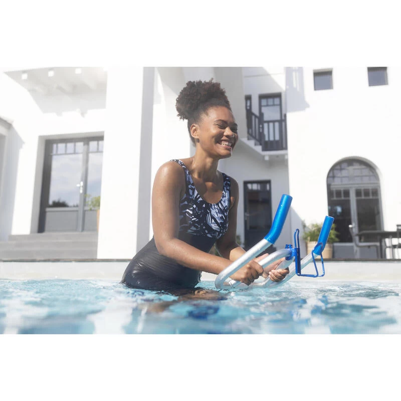 Women's 1-piece Aquafit Jammer Swimsuit Doli Boo - Black 4 Women's 1-piece Aquafit Jammer Swimsuit Doli Boo - Black - Image 2