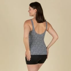 Women's 1-piece Swimsuit Heva Tankini Leo -Pro Swim Shop womens 1 piece swimsuit heva tankini leo black 4