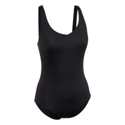 Women's Aquafit 1-piece Swimsuit Zoey - Glitter Black -Pro Swim Shop womens aquafit 1 piece swimsuit zoey glitter black 10