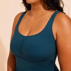 Women's Aquafitness 1-piece Swimsuit Mary -Pro Swim Shop womens aquafitness 1 piece swimsuit mary green 4