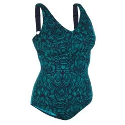 Women's One-Piece Aquafitness Swimsuit Romi Nick -Pro Swim Shop womens one piece aquafitness swimsuit romi nick green 10