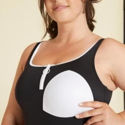 Women's One-piece Heva Swimsuit Shorty Zip Black -Pro Swim Shop womens one piece heva swimsuit shorty zip black 9