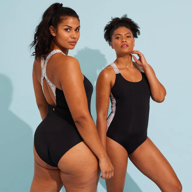 Women's One-piece Swimsuit Aquagym-Aquabike Sofi Daph Black 5 Women's One-piece Swimsuit Aquagym-Aquabike Sofi Daph Black - Image 3